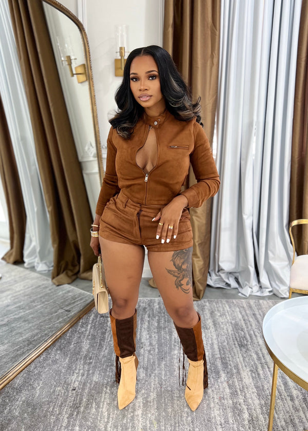 Just can’t wait set(brown)