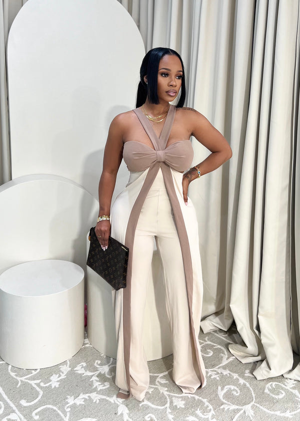 Love affair jumpsuit(mocha)