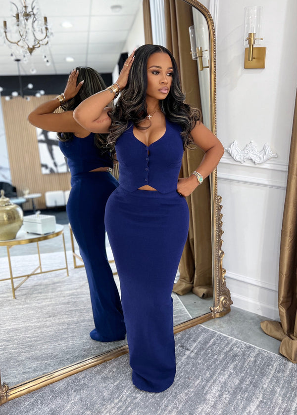 Fancy set(navy)
