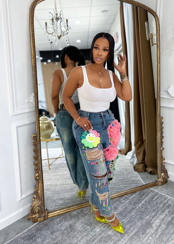Being a lady jeans