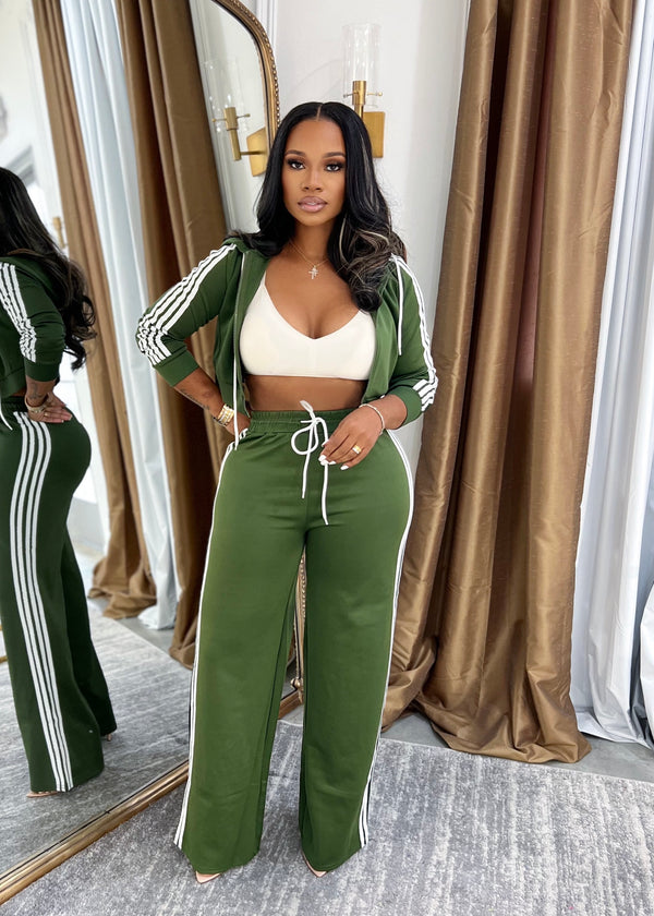 Out of line set(olive)
