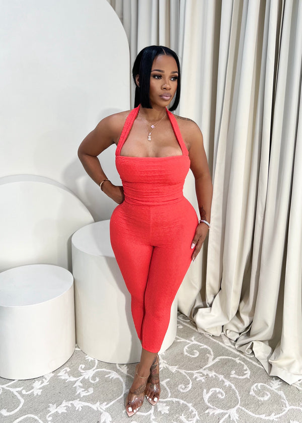 Sade capri set(coral)