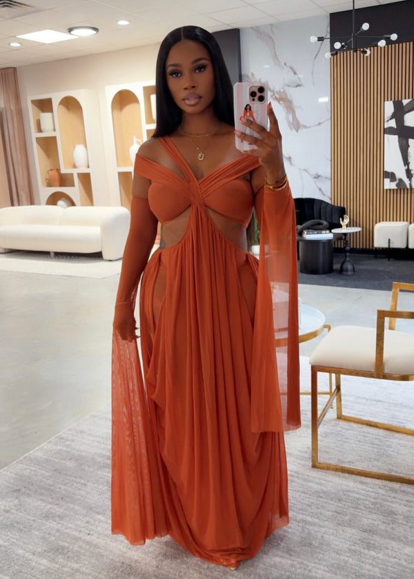 Fairytale dress(rust)