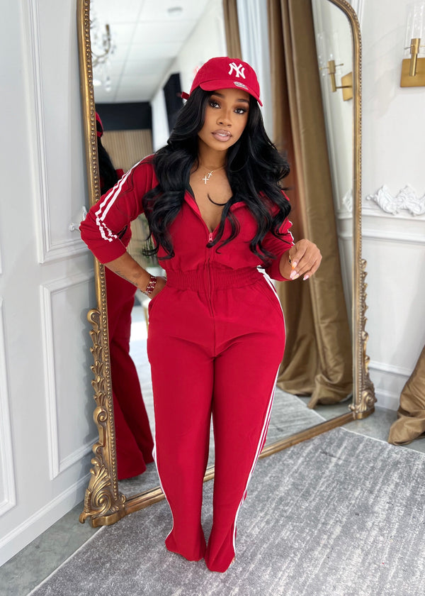 Monica jumpsuit(red)